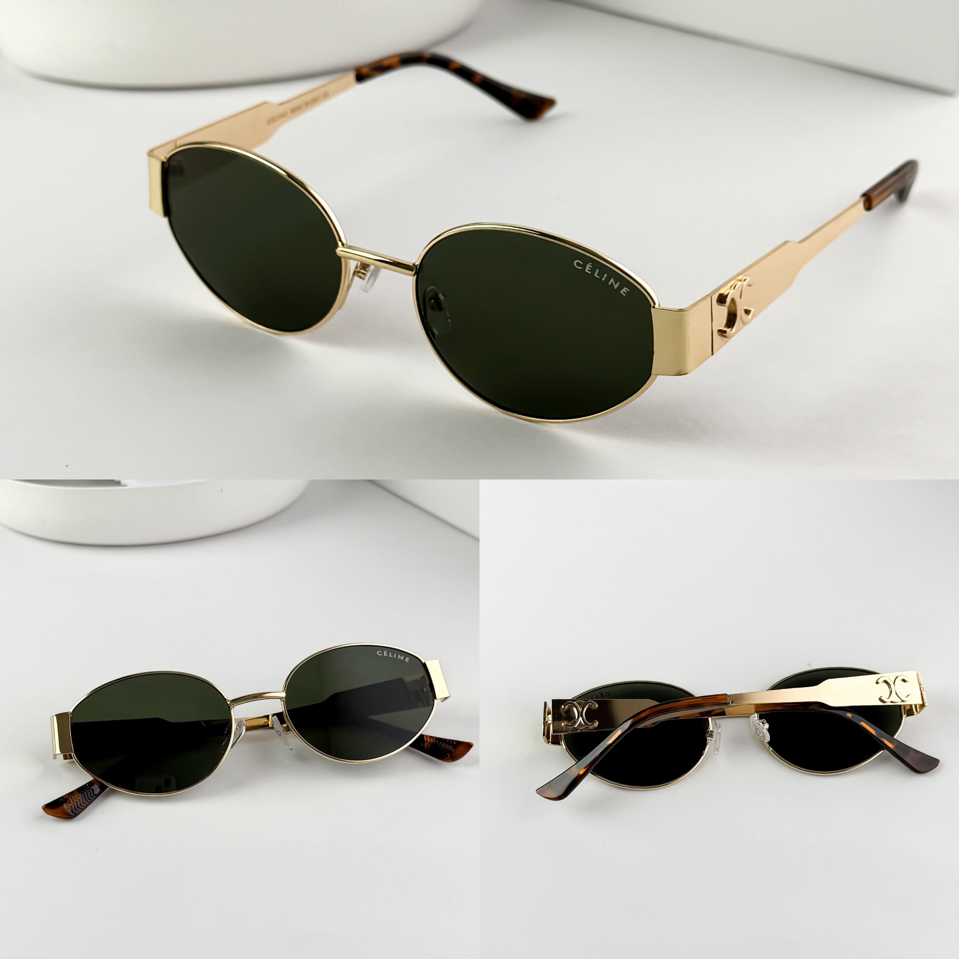CELINE GOLD GREEN 1006