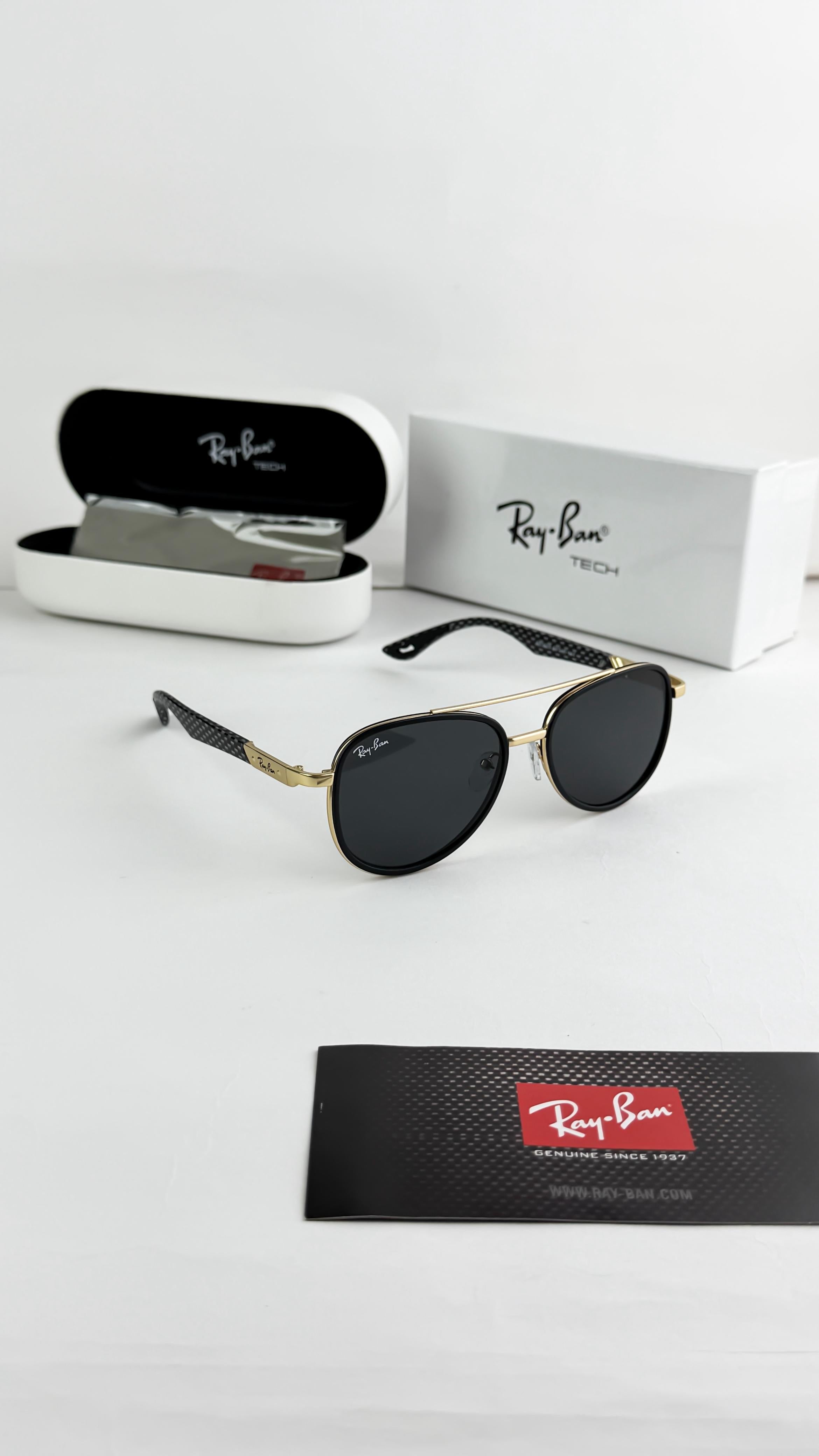 Ray_bn Aviator Blk/gold