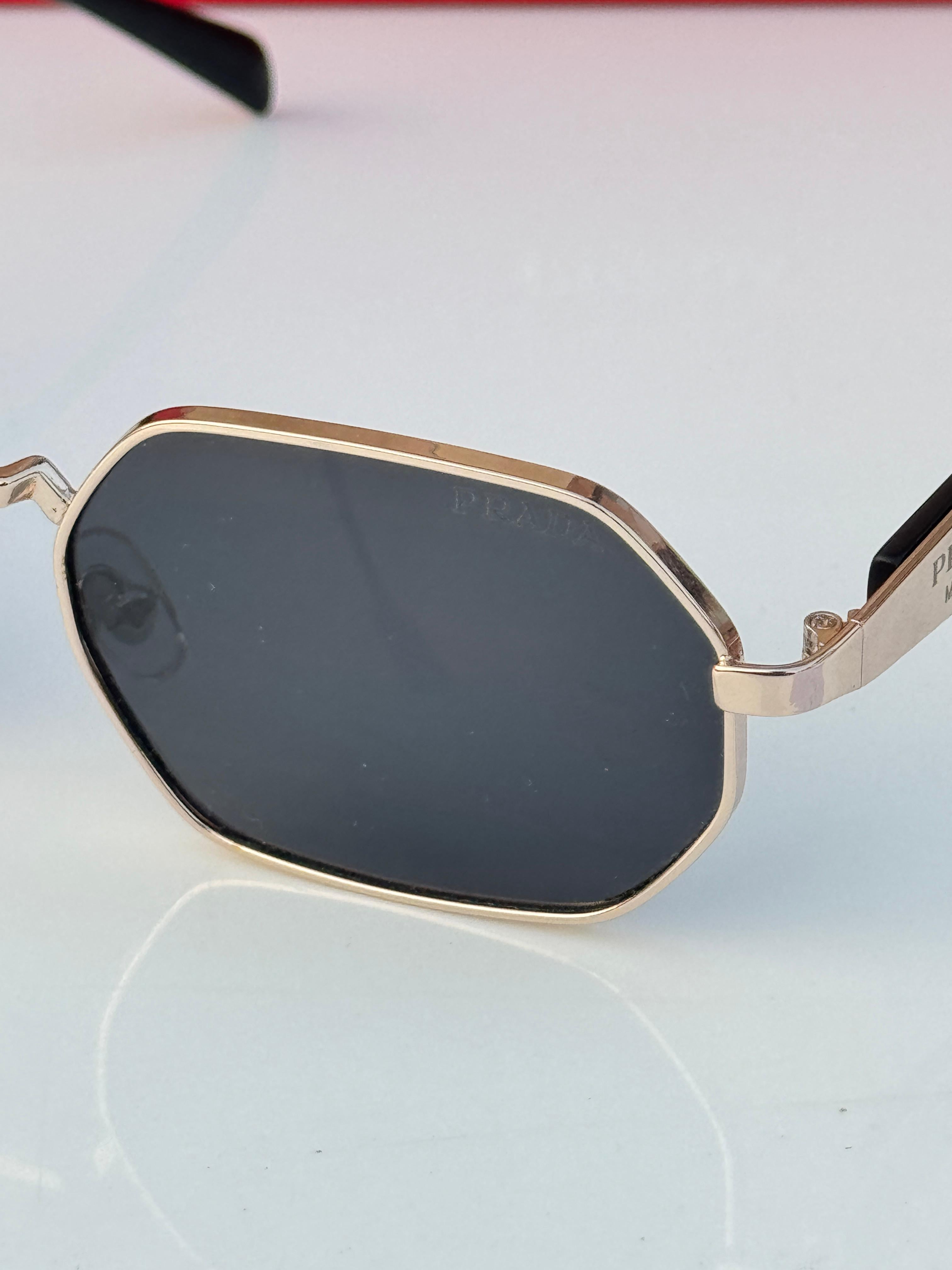 Pr_ada 58258 gold black SUNGLASS