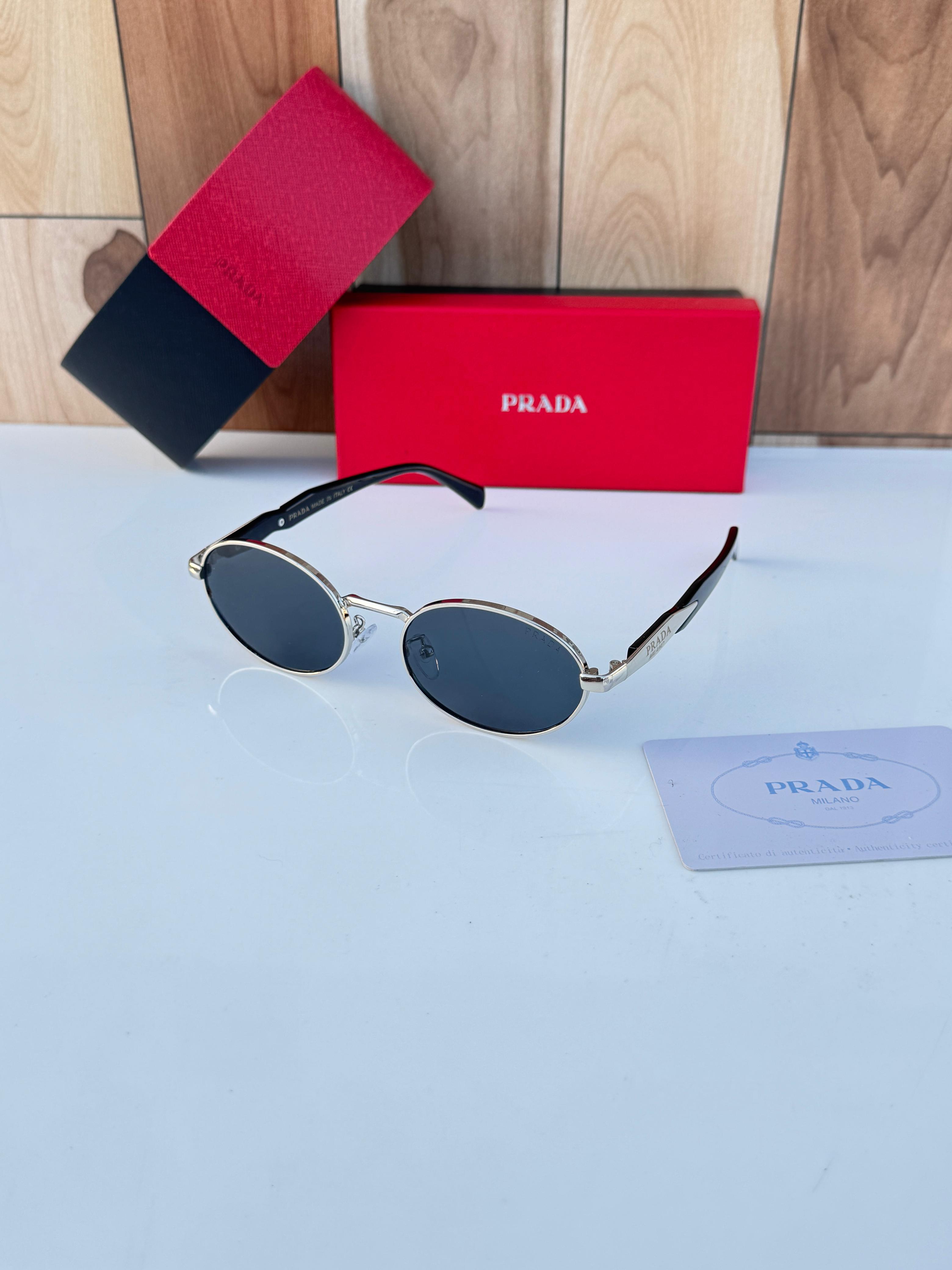 Pra_da 8007 silver black SUNGLASS