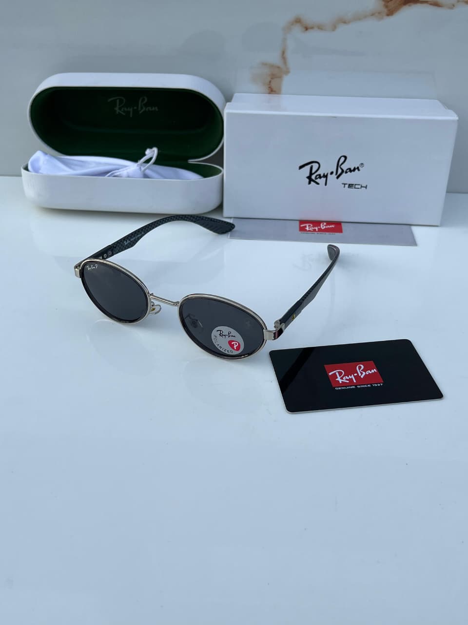 Ray_ban 82006 silver black SUNGLASS