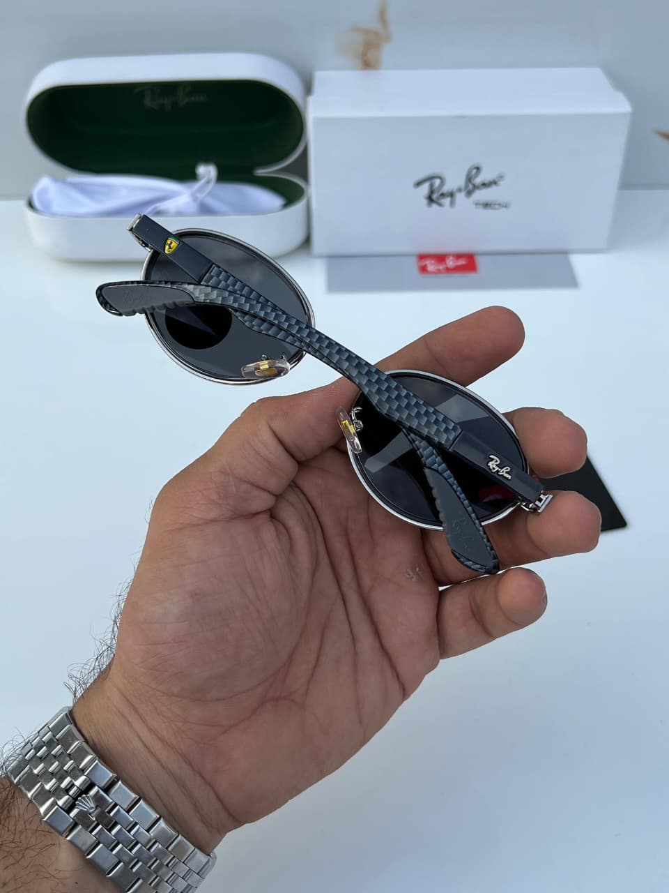 Ray_ban 82006 silver black SUNGLASS