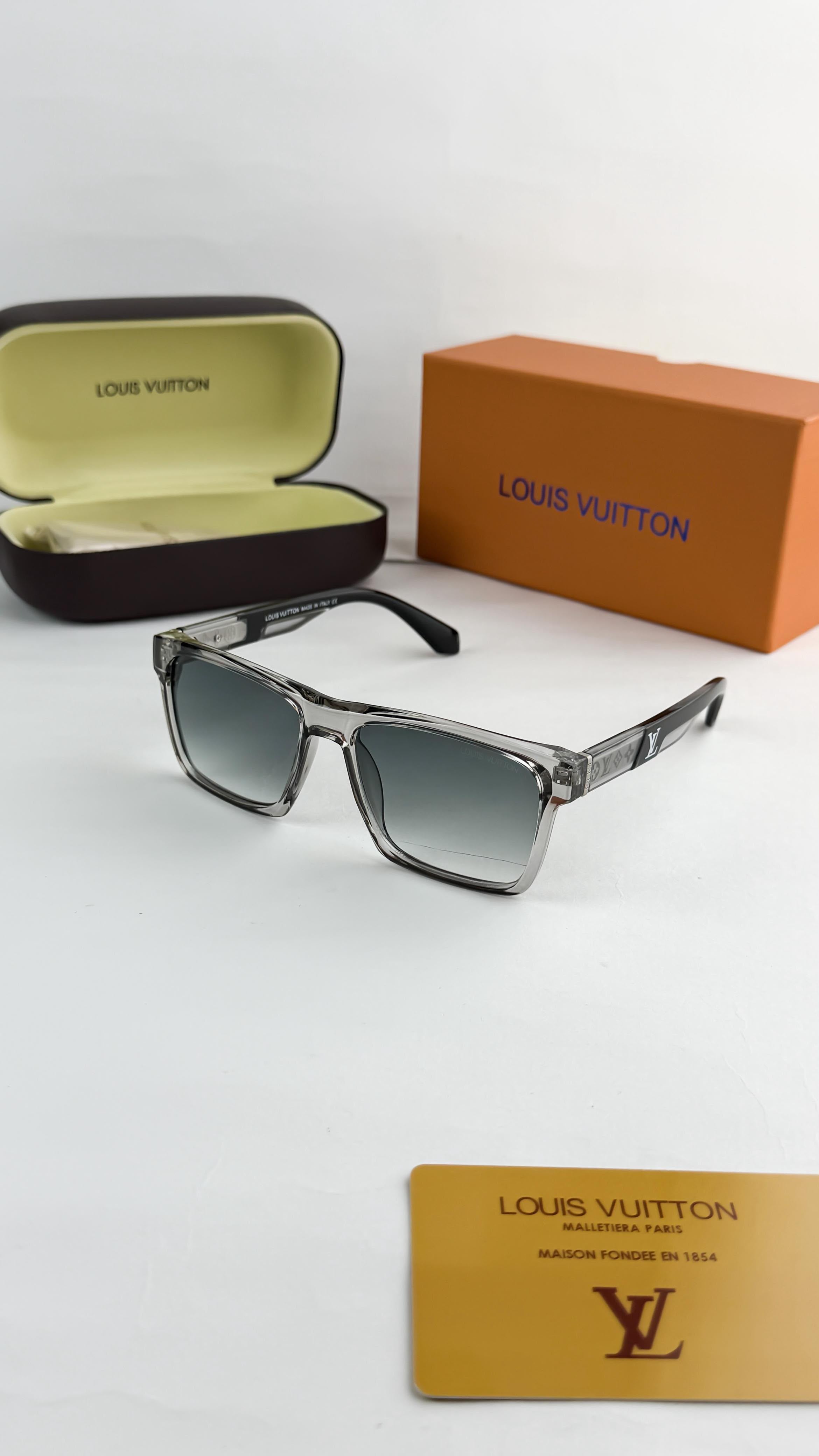LO_UIS VUITTON SILVER BLUE 2191  SUNGLASS