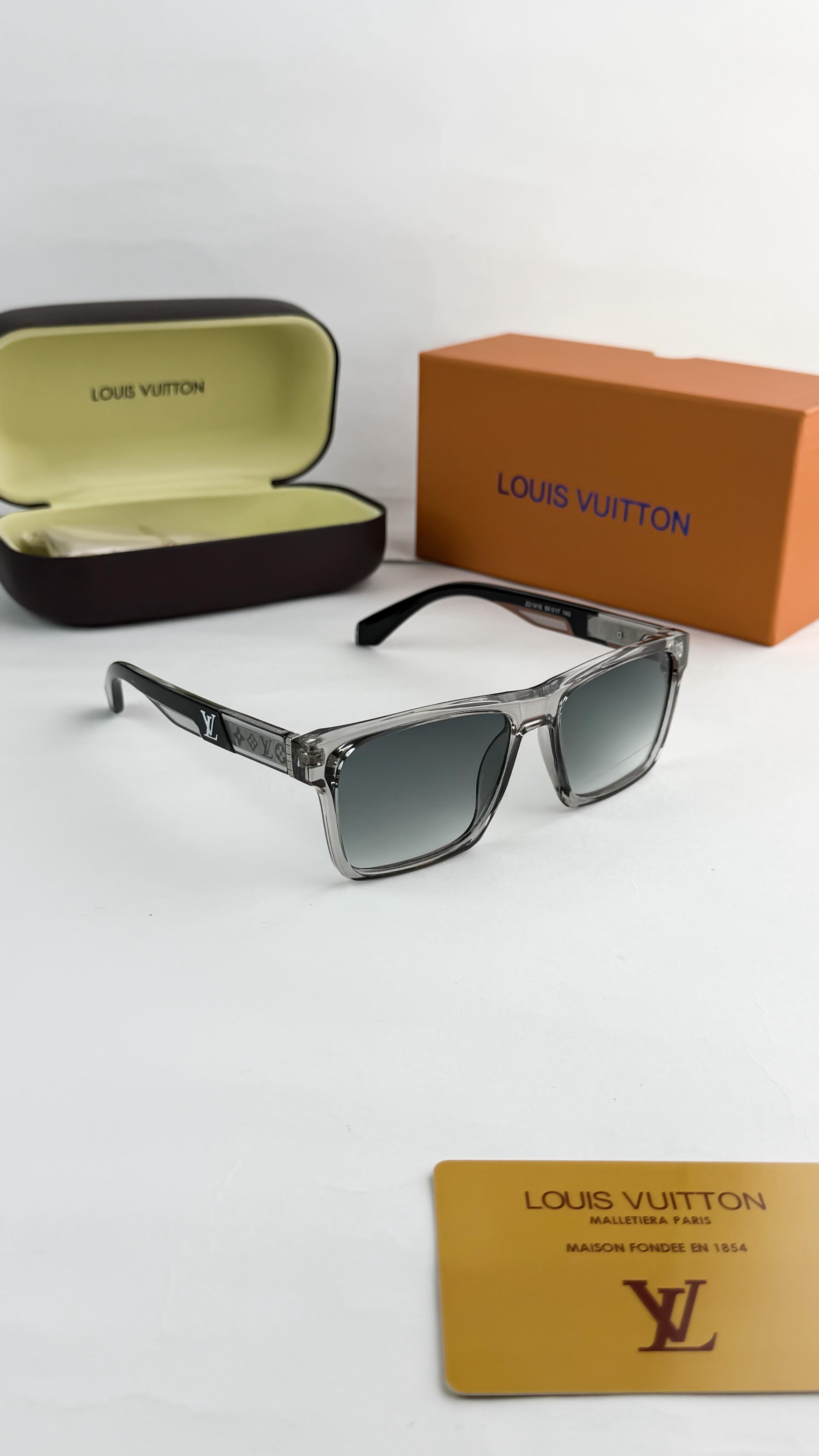 LO_UIS VUITTON SILVER BLUE 2191  SUNGLASS
