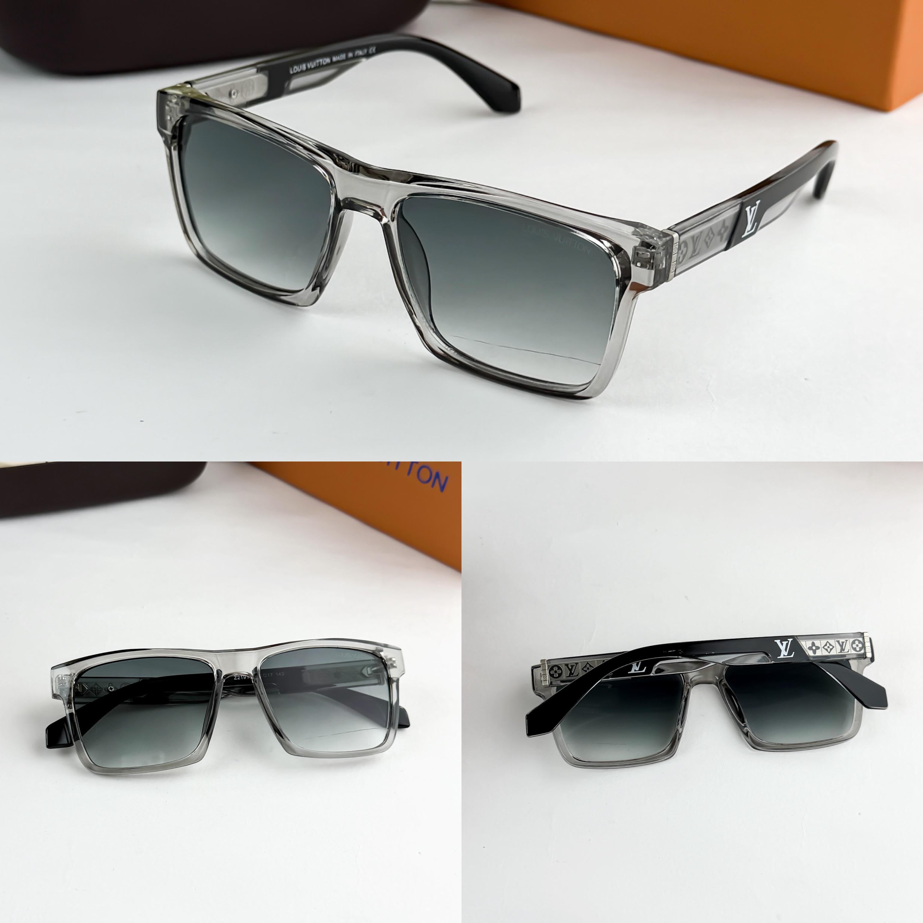 LO_UIS VUITTON SILVER BLUE 2191  SUNGLASS