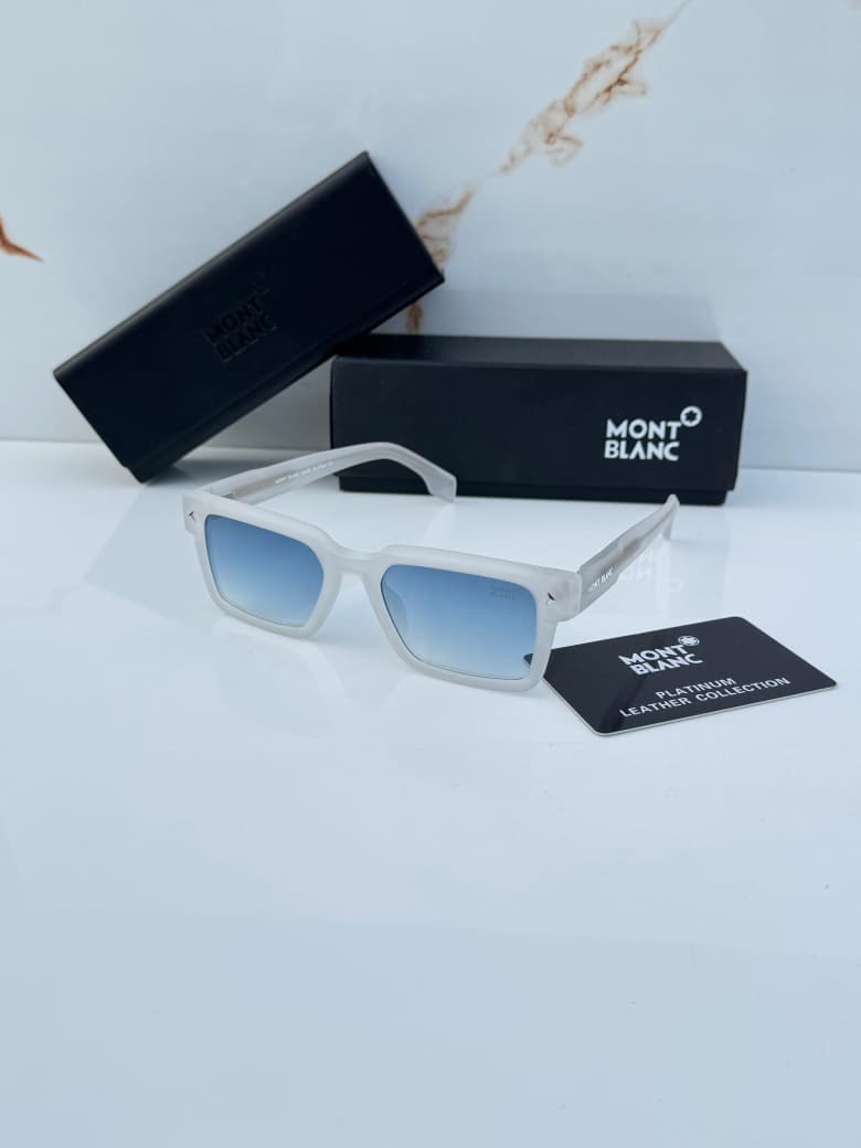 Mo_nt blanc 335 white blue  SUNGLASS