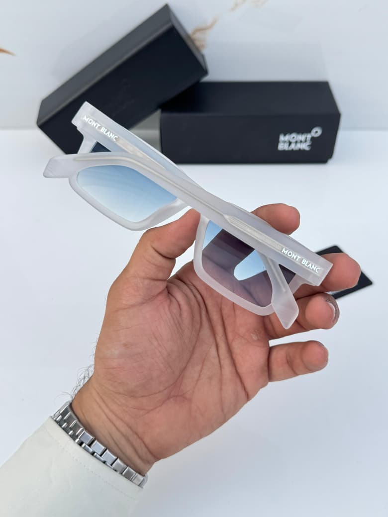 Mo_nt blanc 335 white blue  SUNGLASS