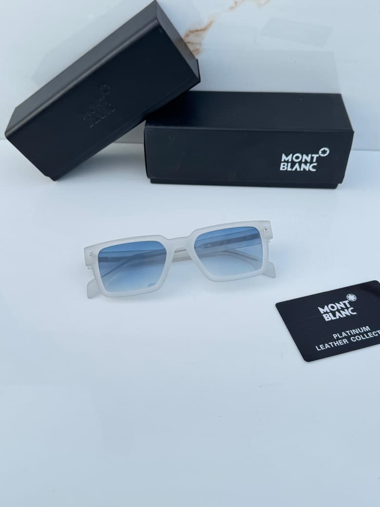 Mo_nt blanc 335 white blue  SUNGLASS