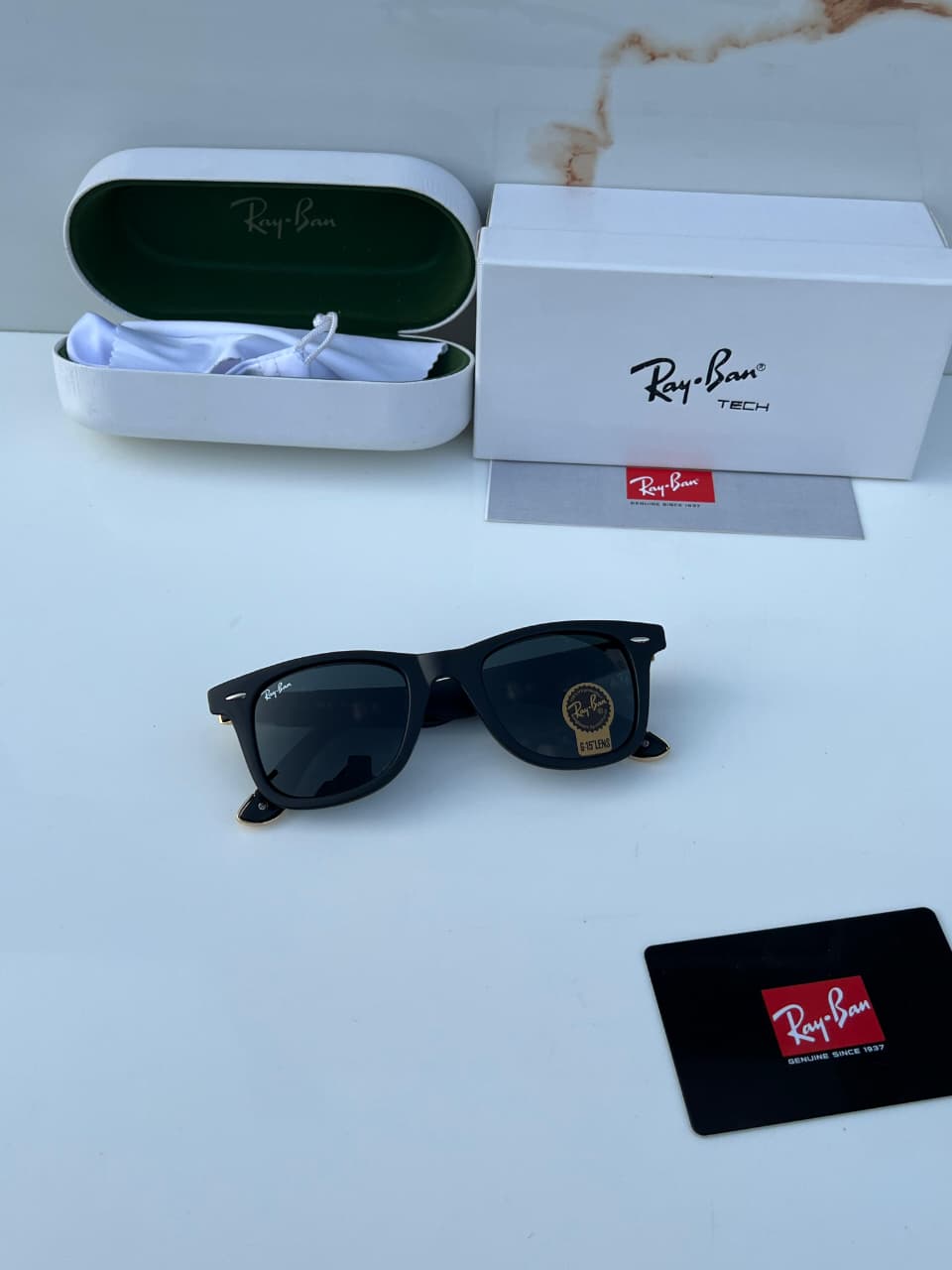Ray_ban 2157 black gold  SUNGLASS
