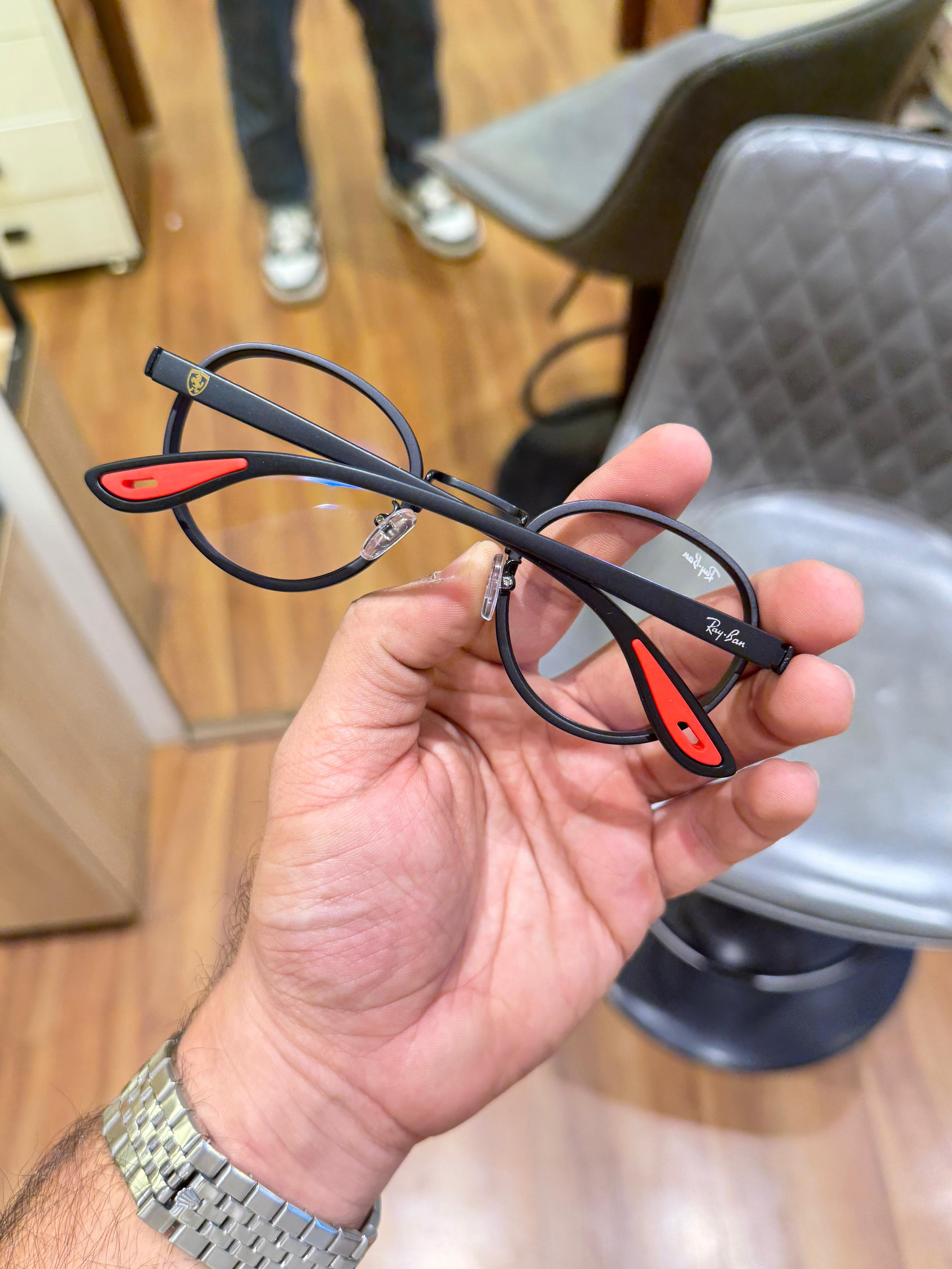 Ray_ban round 02 black plano sunglass