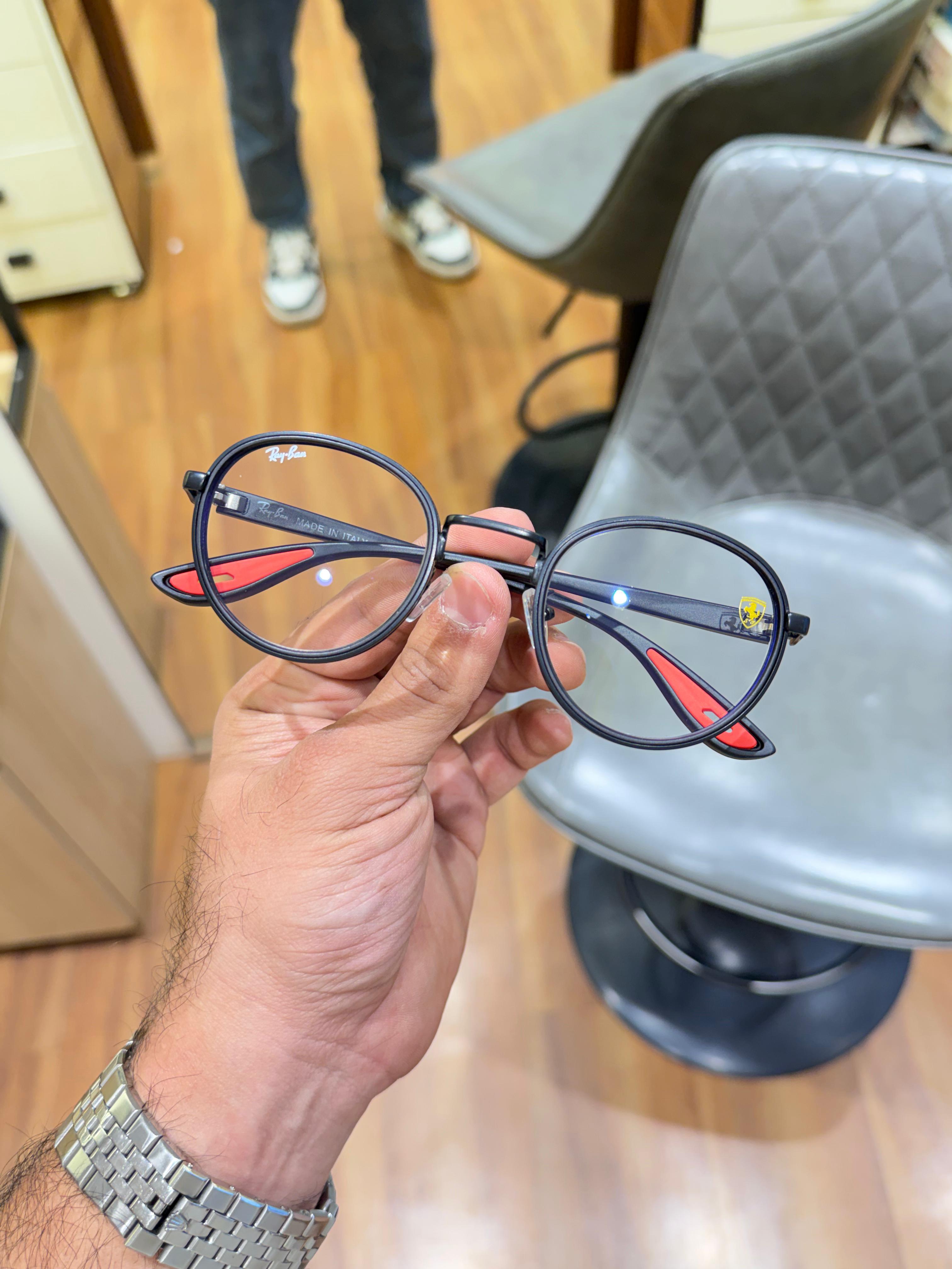 Ray_ban round 02 black plano sunglass