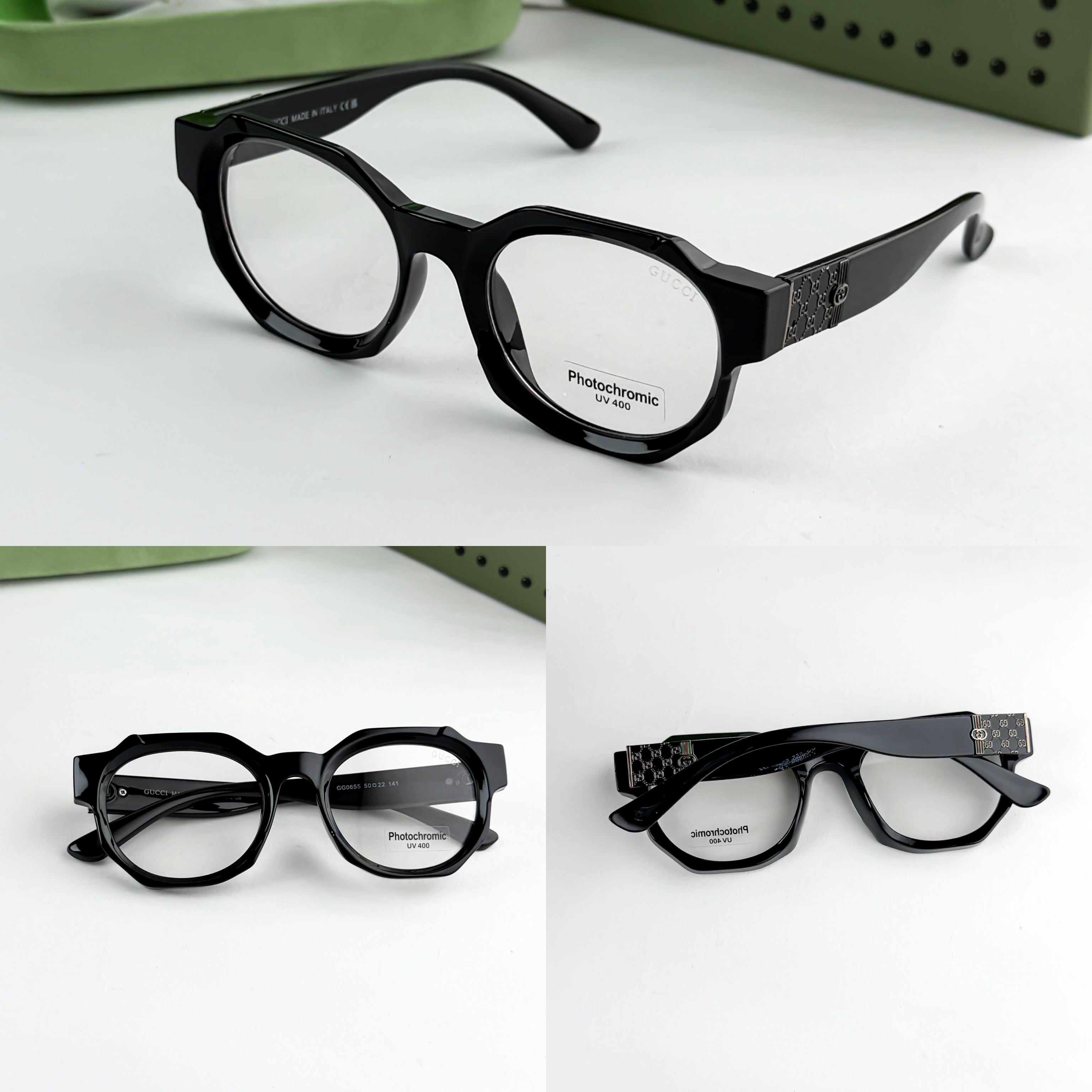 GUC_CI BLACK PLANO 0655 SUNGLASS