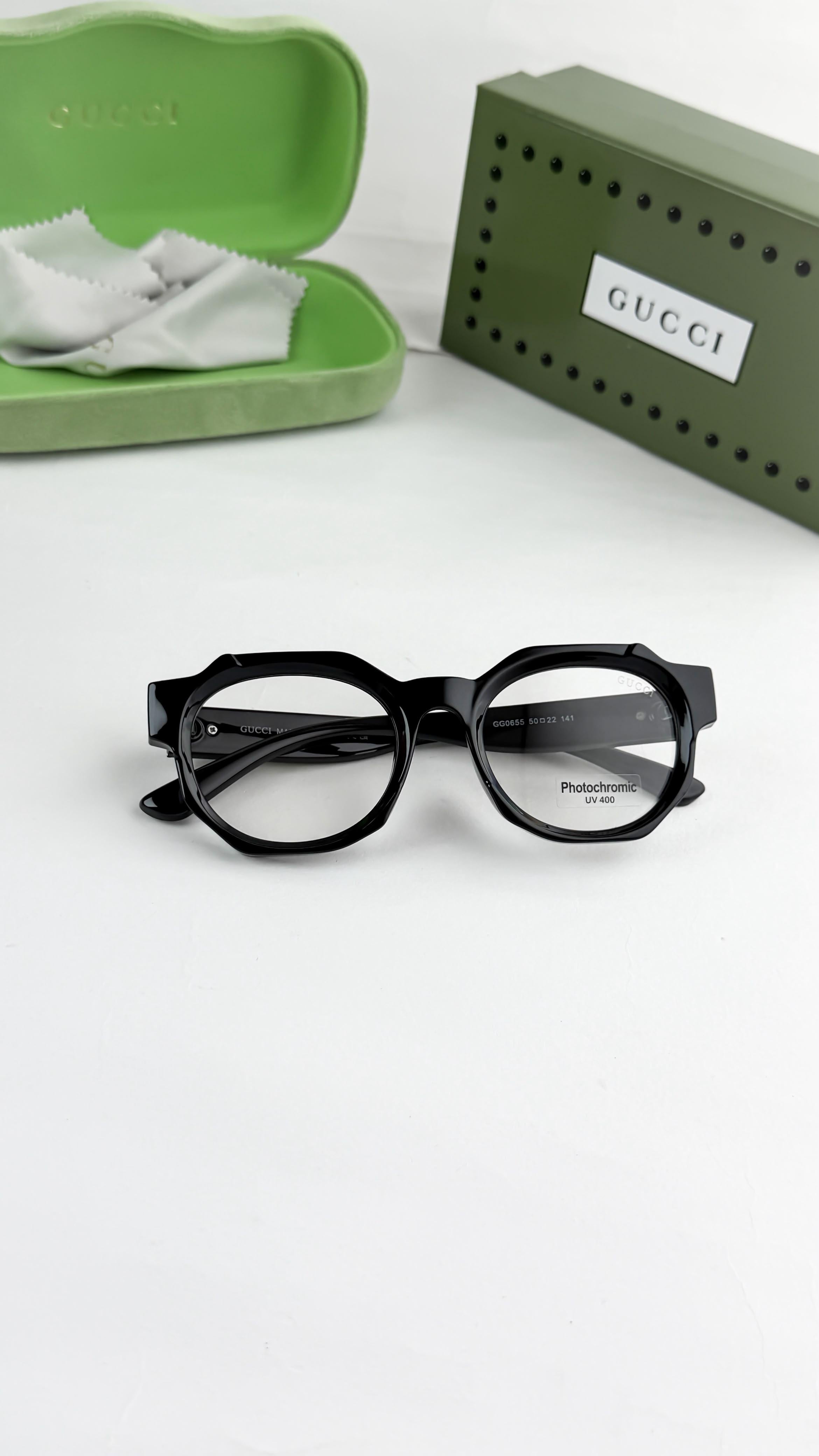 GUC_CI BLACK PLANO 0655 SUNGLASS