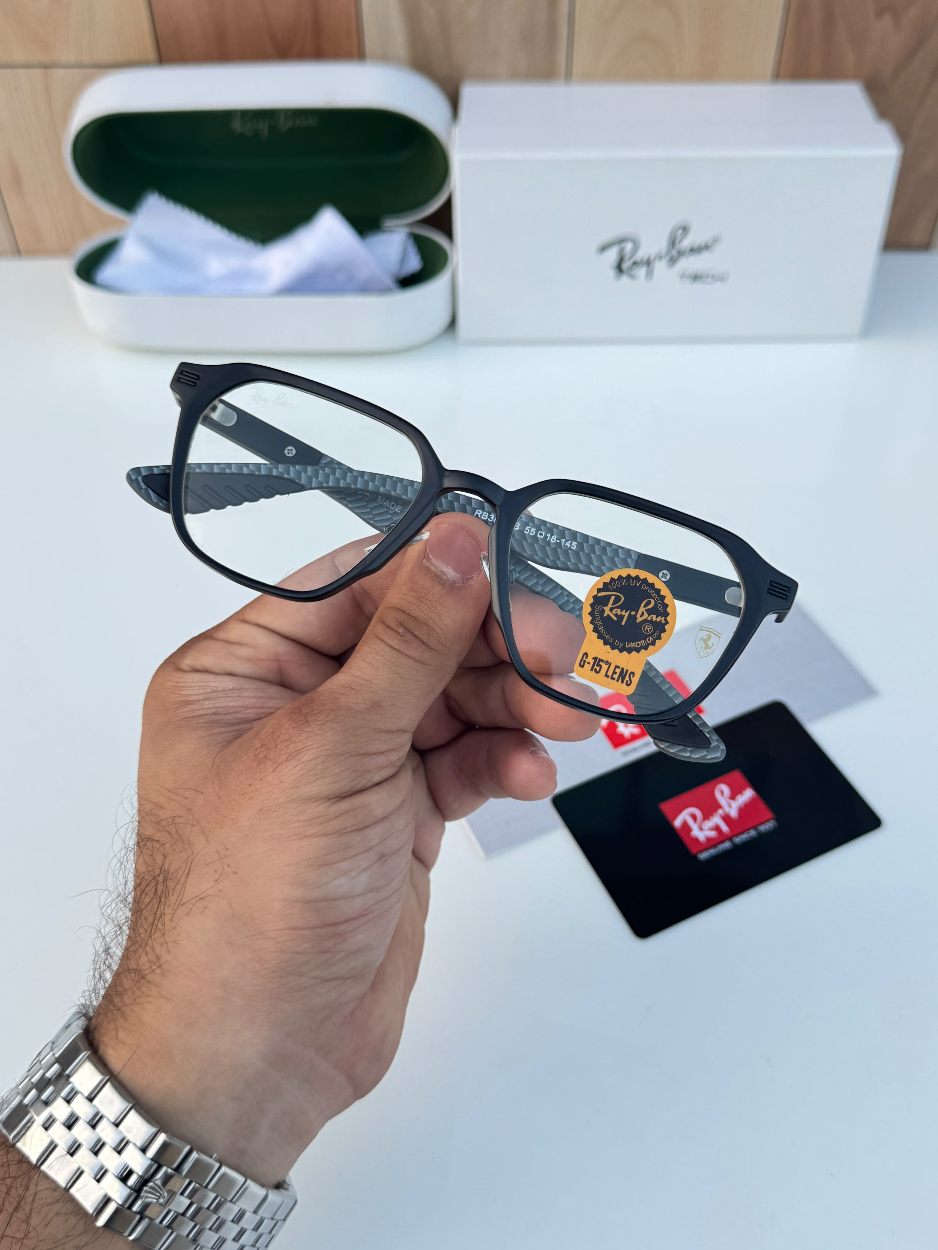 Ray_ban 3511 black plano SUNGLASS