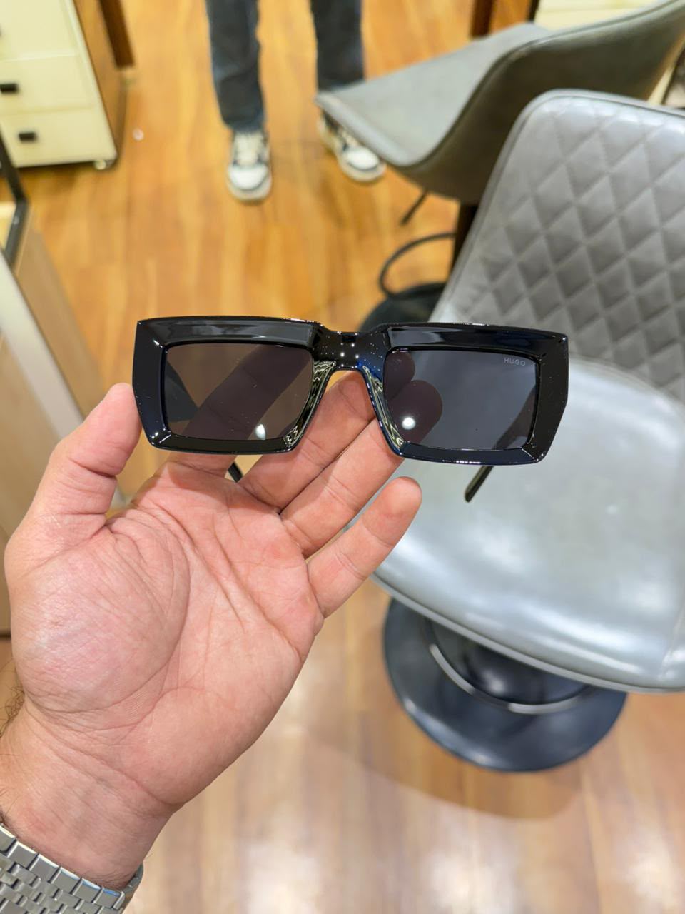 Hu_go boss 1310 glossy black  SUNGLASS