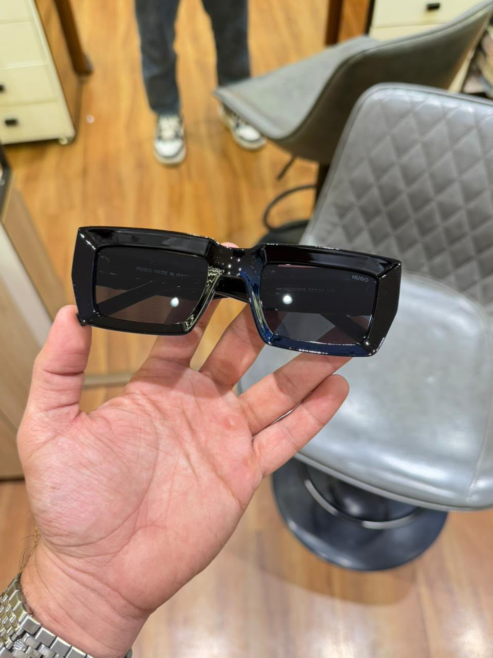 Hu_go boss 1310 glossy black  SUNGLASS