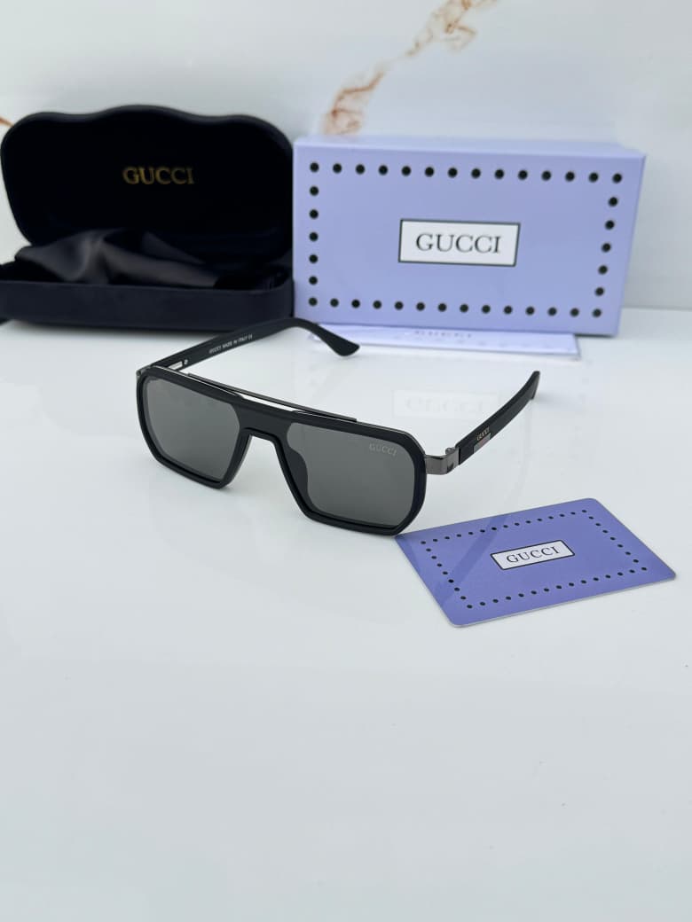 Guc_ci 9125 full black SUNGLASS
