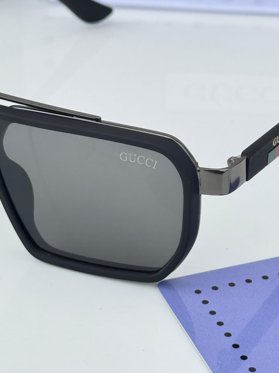 Guc_ci 9125 full black SUNGLASS