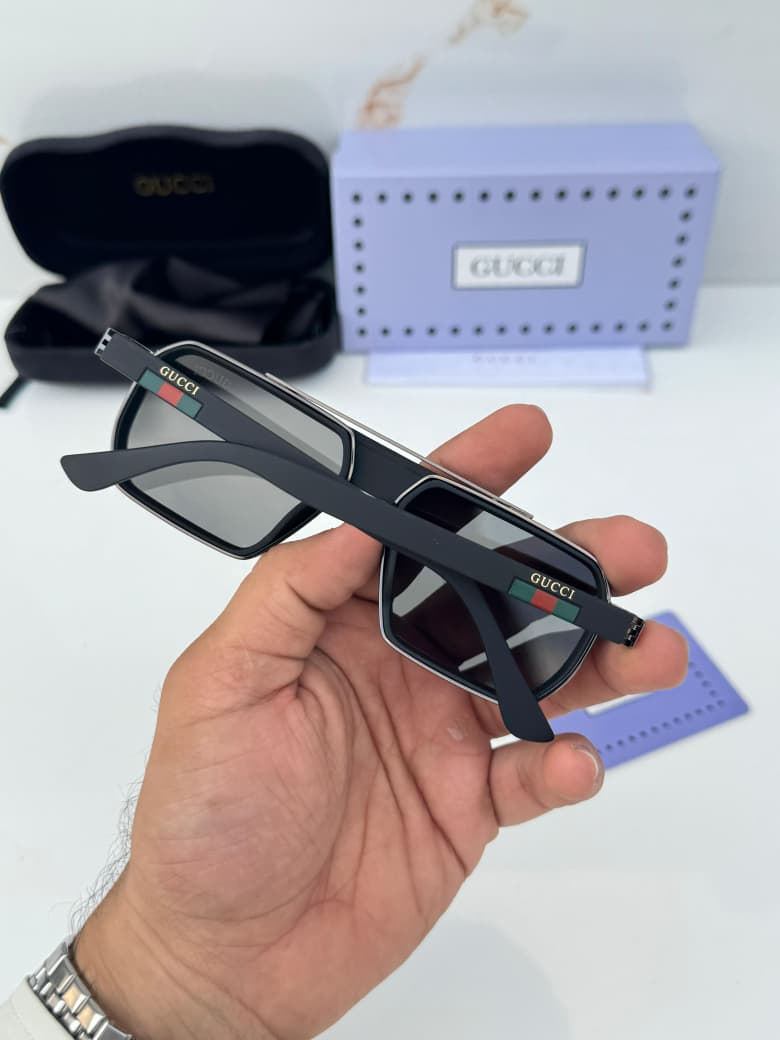Guc_ci 9125 full black SUNGLASS