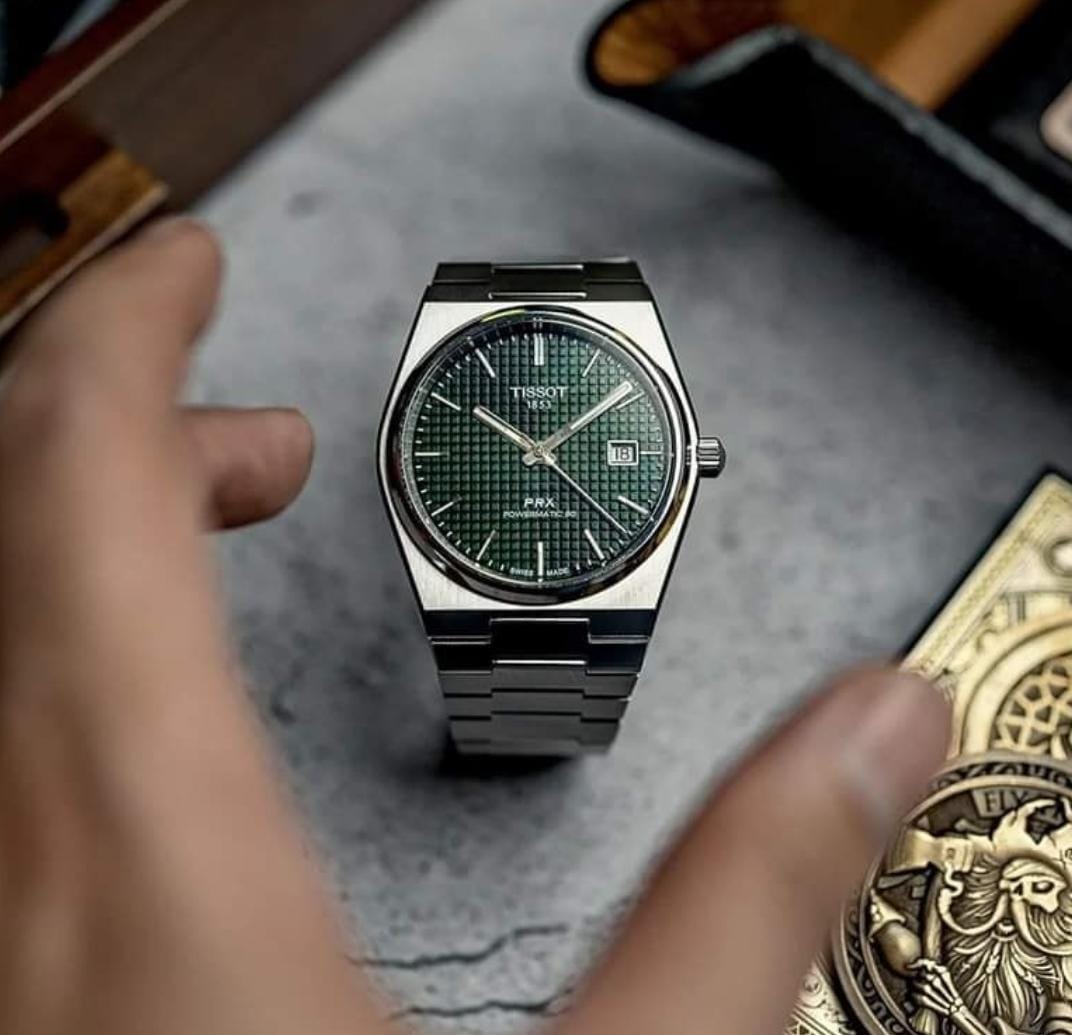 Tisso_t Watch Green  7844
