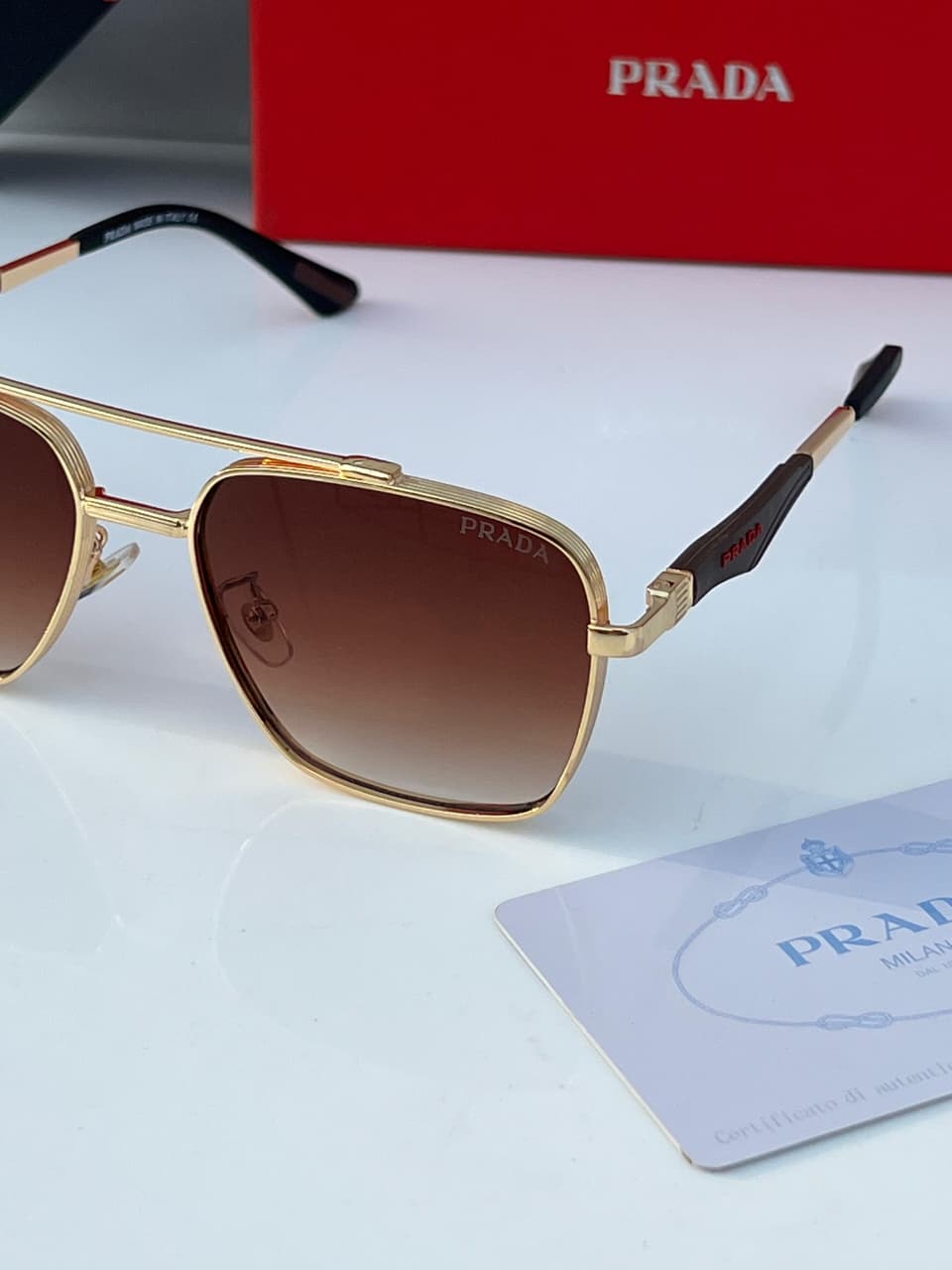 Pra_da 3764 gold brown
